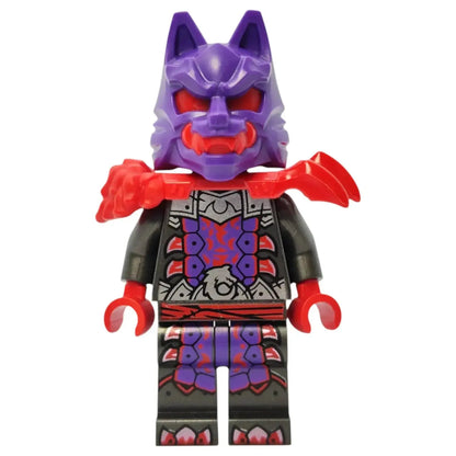 LEGO Ninjago Minifigur Wolf Mask General mit Waffe - njo0916 Spiele Pirat