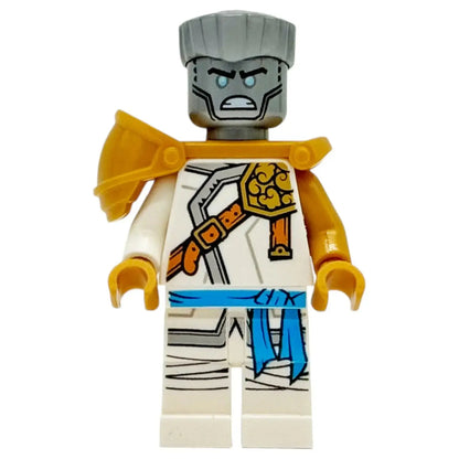 LEGO Ninjago Minifigur Zane Hero mit Waffe - njo0690 - Spiele Pirat