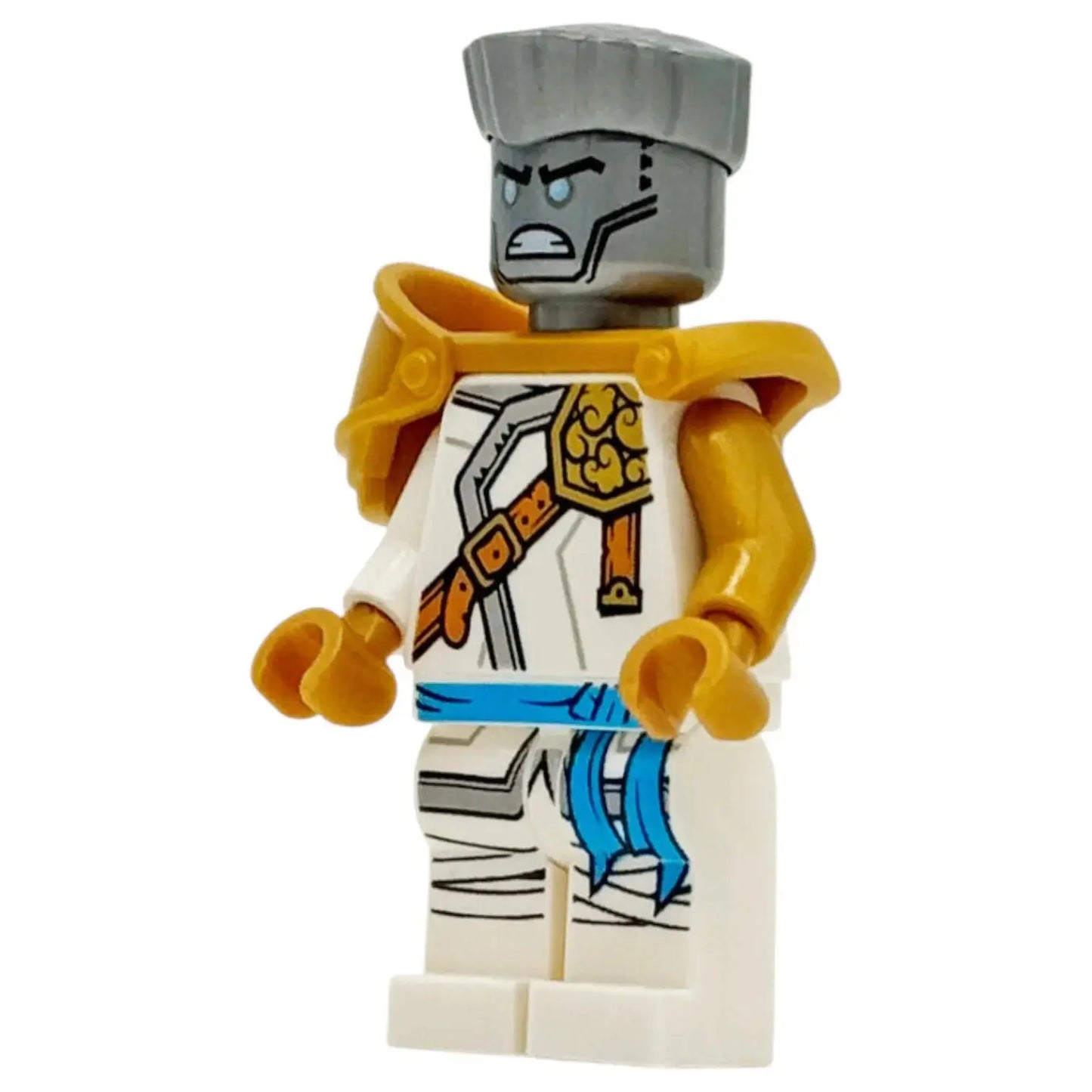 LEGO Ninjago Minifigur Zane Hero mit Waffe - njo0690 - Spiele Pirat