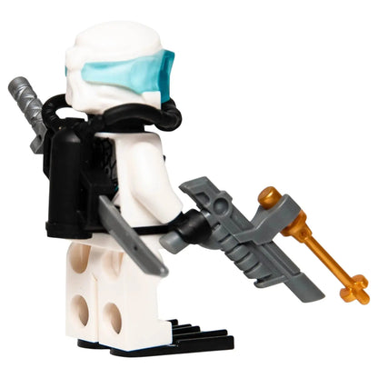 LEGO Ninjago Minifigur Zane Seabound Scuba Gear mit Waffe - njo0699 Spiele Pirat