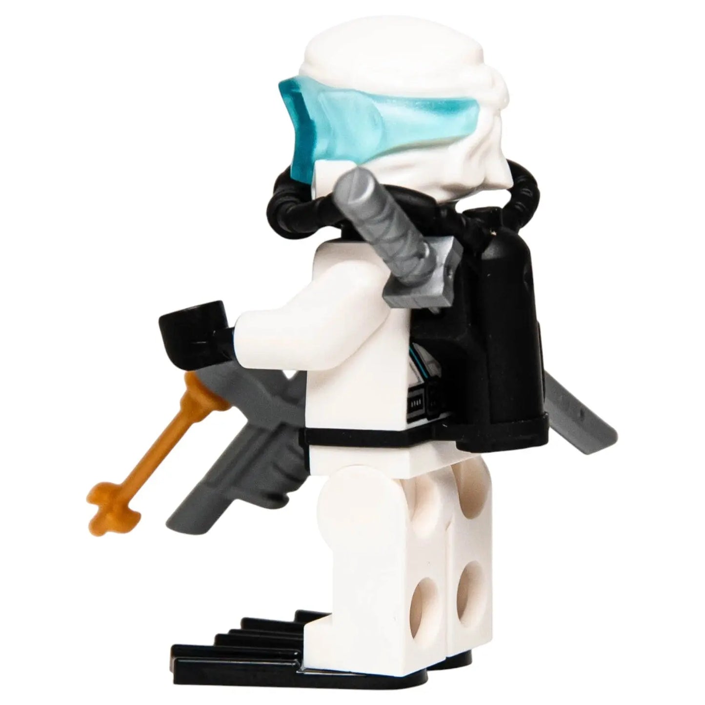 LEGO Ninjago Minifigur Zane Seabound Scuba Gear mit Waffe - njo0699 Spiele Pirat