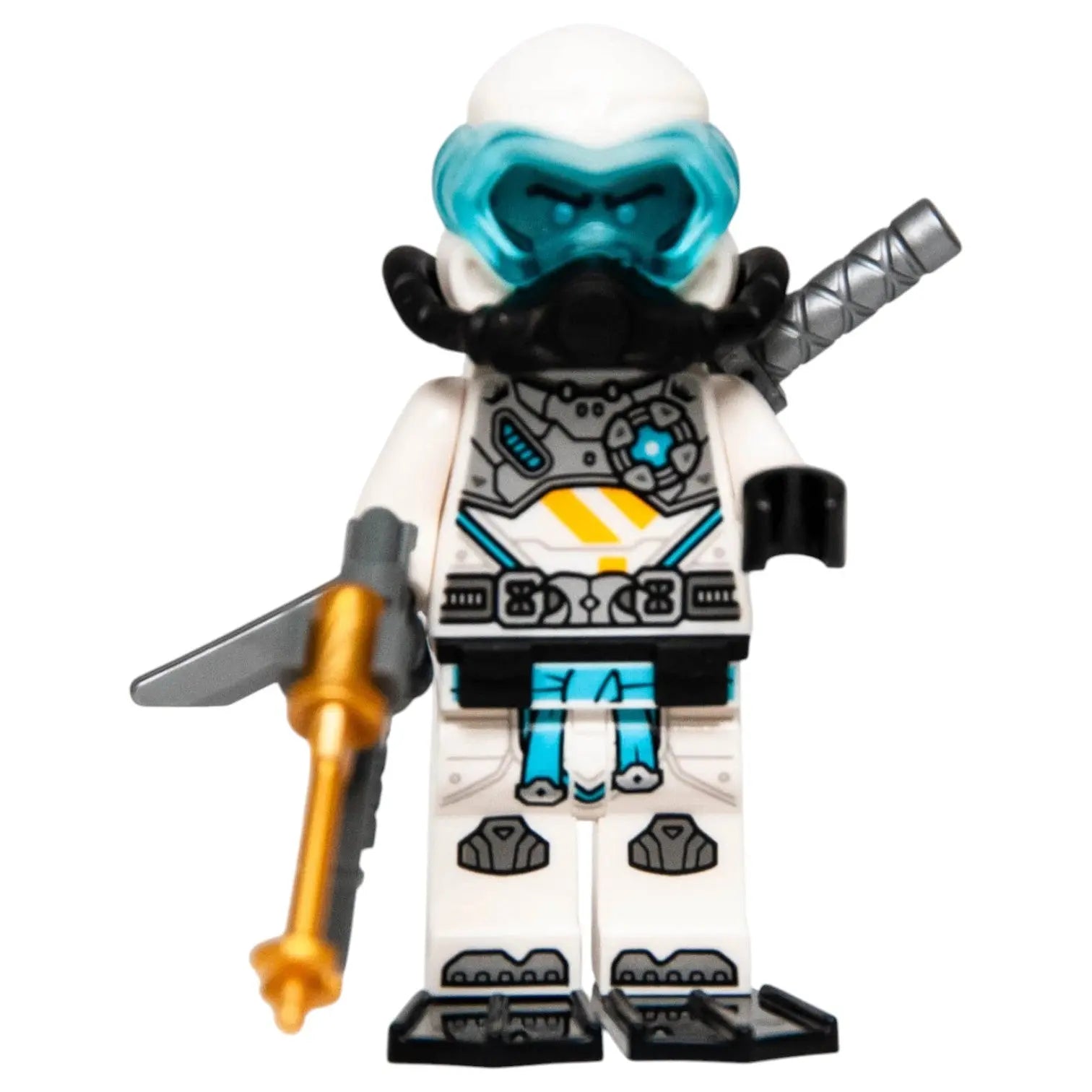 LEGO Ninjago Minifigur Zane Seabound Scuba Gear mit Waffe - njo0699 Spiele Pirat