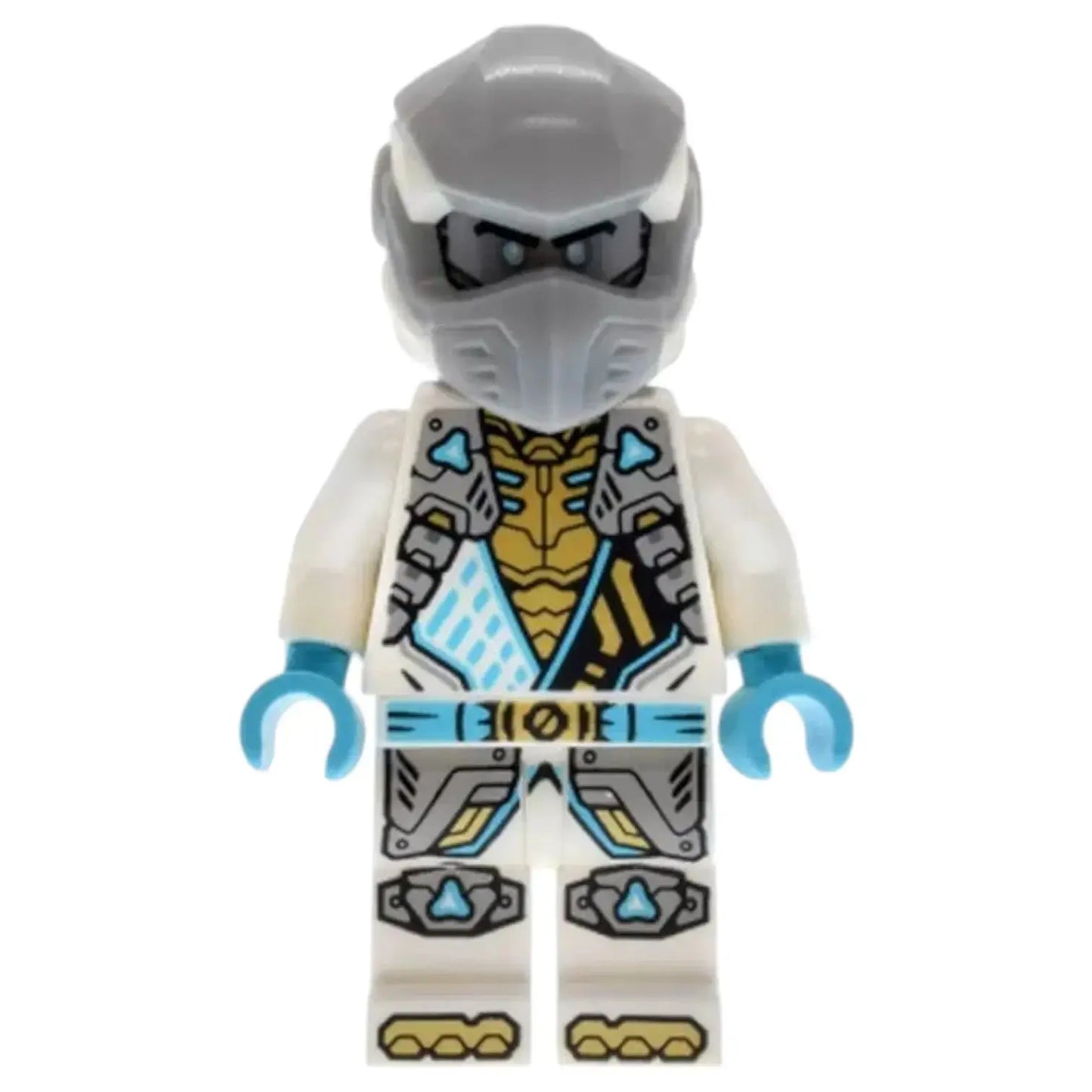 LEGO Ninjago Minifigur Zane mit Waffe - njo0965 Spiele Pirat