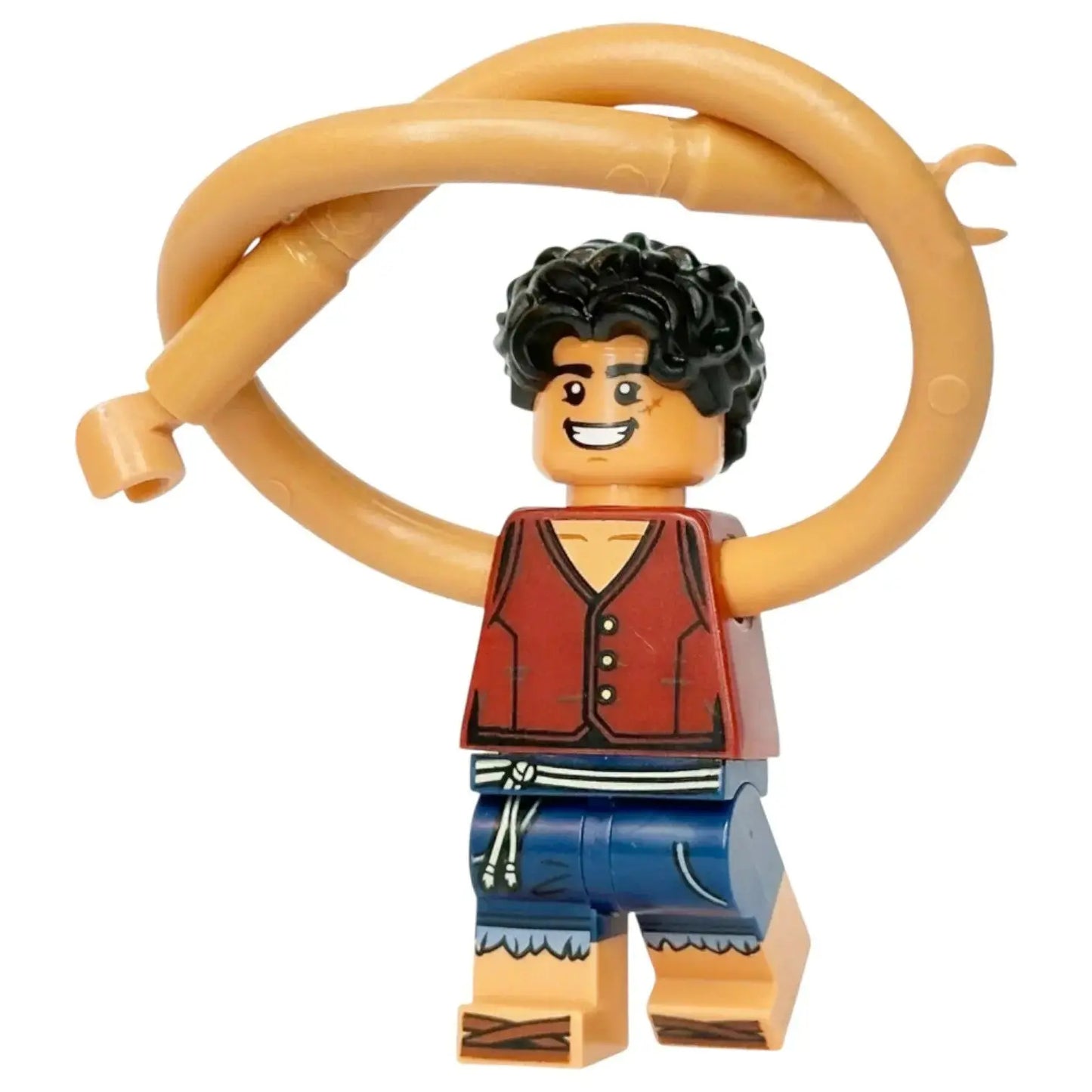 LEGO One Piece Minifigur Monkey D. Luffy mit gestreckten Armen - op012 Spiele Pirat
