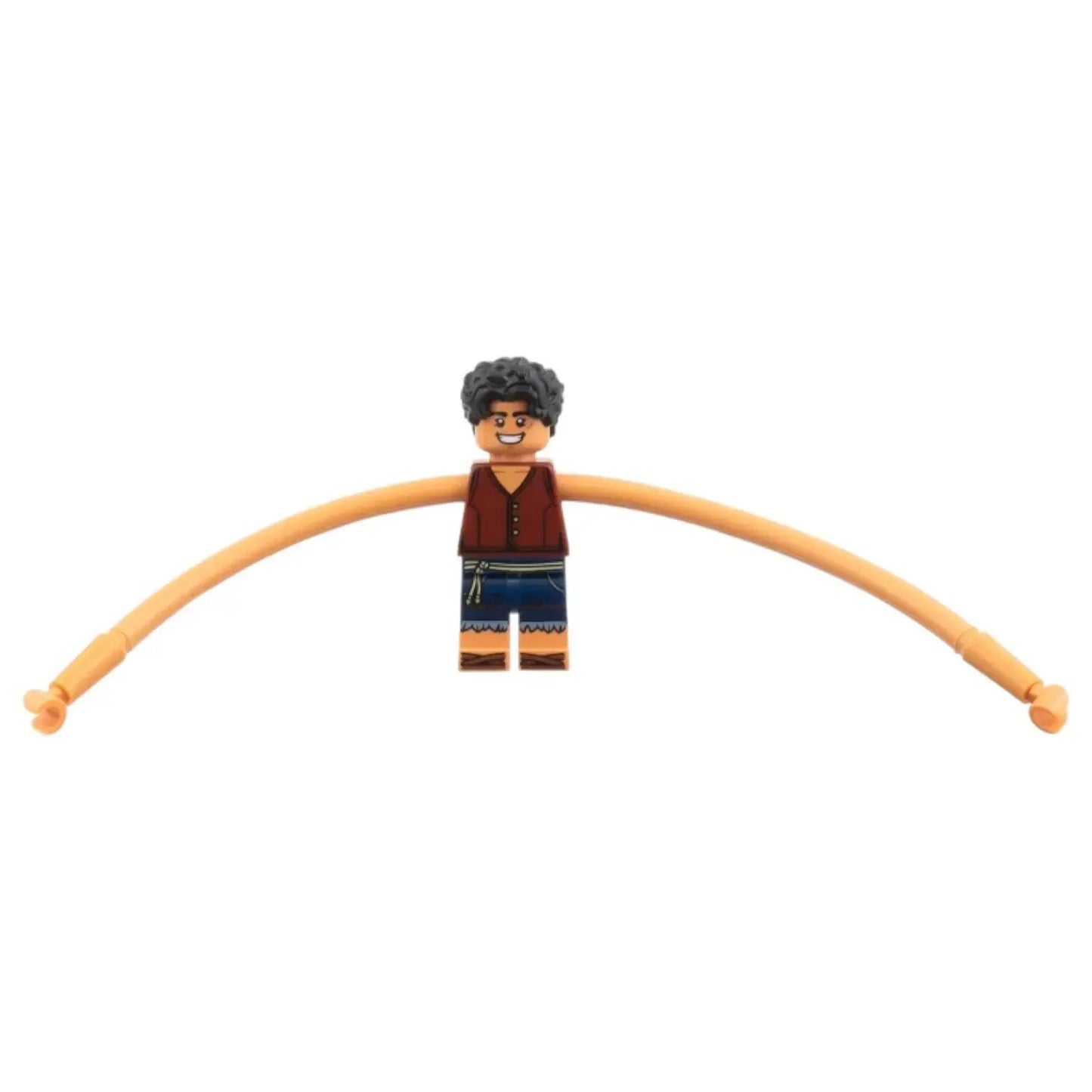LEGO One Piece Minifigur Monkey D. Luffy mit gestreckten Armen - op012 Spiele Pirat