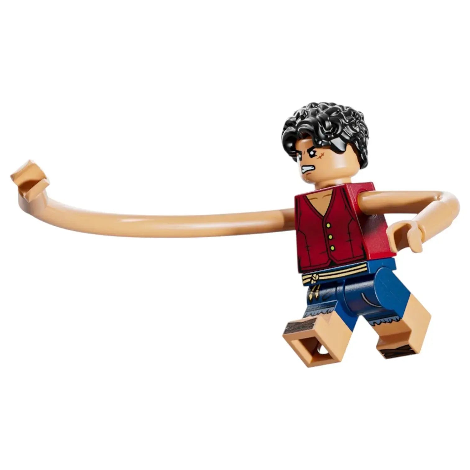 LEGO One Piece Minifigur Monkey D. Luffy mit gestreckten Armen - op012 Spiele Pirat