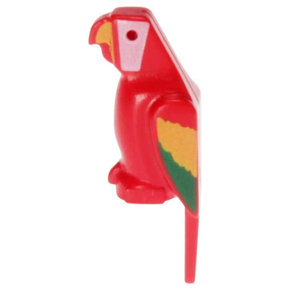 LEGO Zubehör Tiere Vogel  - Rot Gelb Grün - 2546 - Gebraucht Spiele Pirat