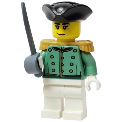 LEGO Piraten Minifigur Eigenkreation Imperiale Offizierin von Tortuga