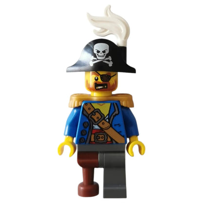 LEGO Piraten Minifigur Eigenkreation Kapitän mit Pistole Spiele Pirat