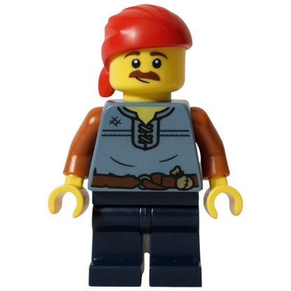 LEGO Piraten Minifigur Eigenkreation The Thieves of Tortuga Rafael „Der Schlaue“