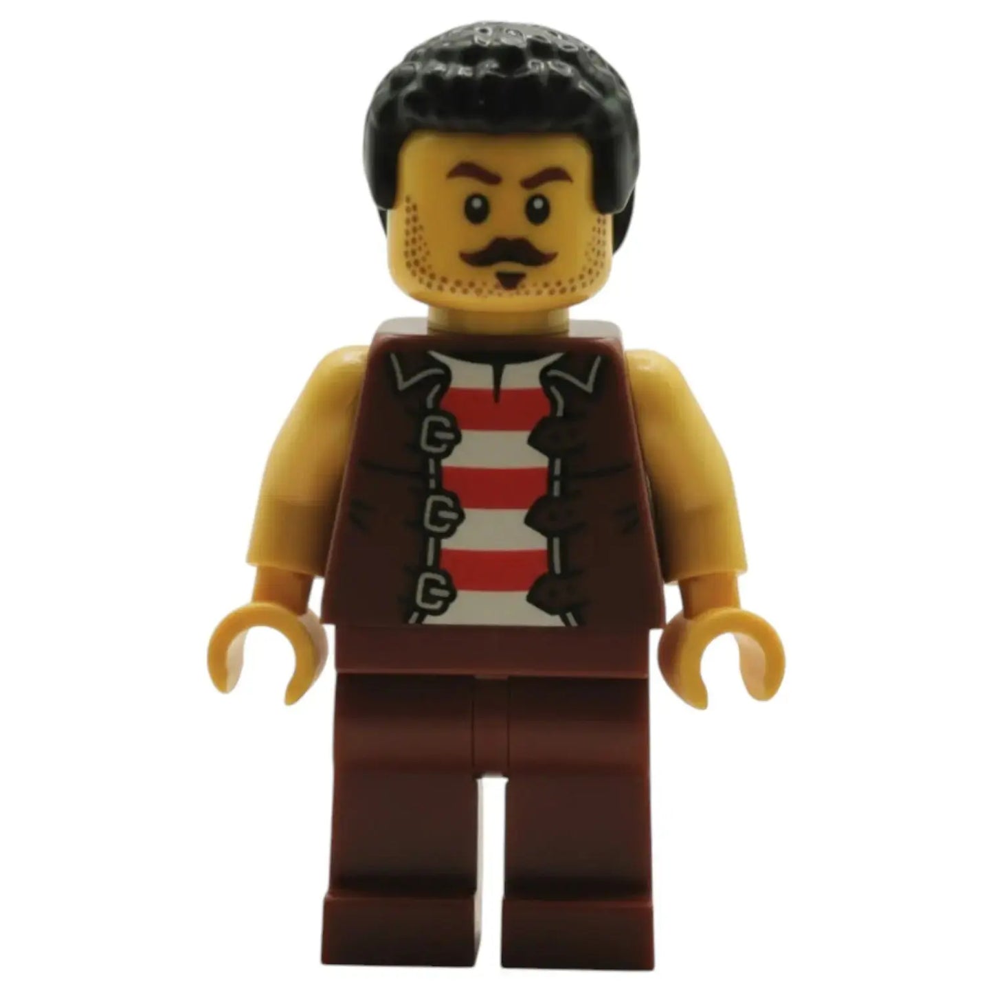 LEGO Piraten Minifigur Eigenkreation spanischer Matrose Steuermann Spiele Pirat