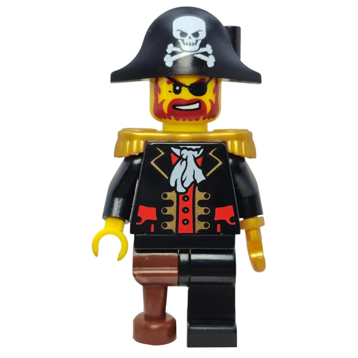 LEGO Piraten Minifigur Kapitän Bbrickbeard - pi081