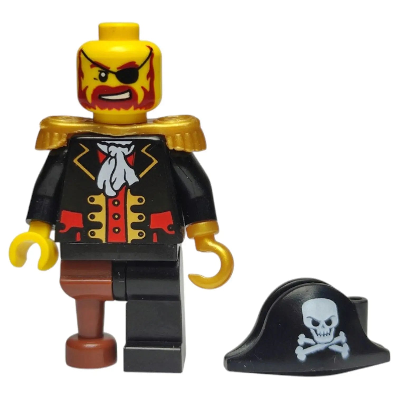 LEGO Piraten Minifigur Kapitän Bbrickbeard - pi081
