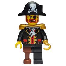 LEGO Piraten Minifigur Kapitän Bbrickbeard - pi081