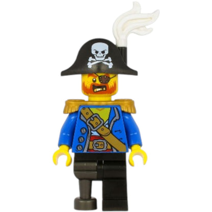 LEGO Piraten Minifigur Kapitän - pi185