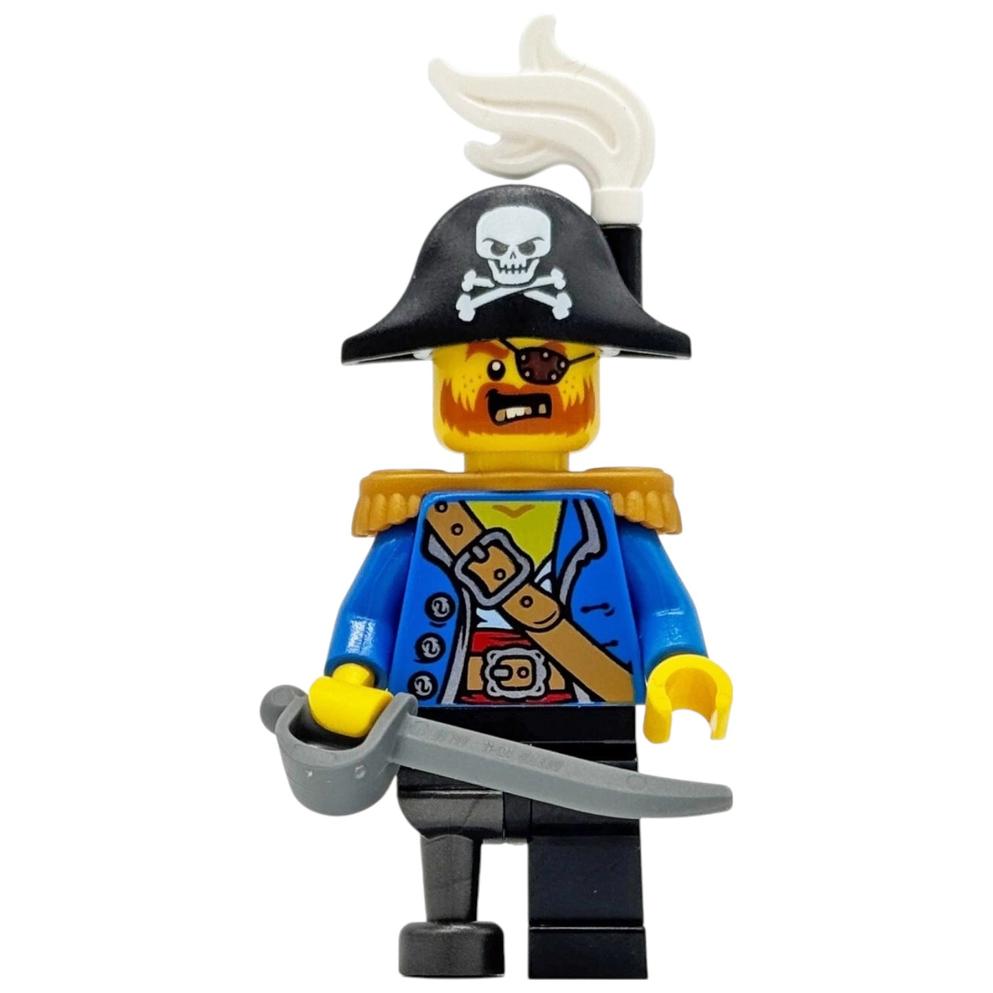 LEGO Piraten Minifigur Kapitän - pi185