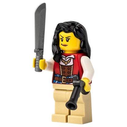 LEGO Piraten Minifigur Lady Anchor - idea067