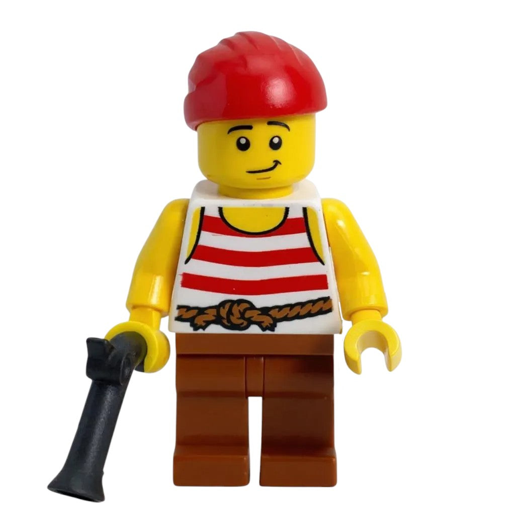 LEGO Piraten Minifigur Männlich - pi187