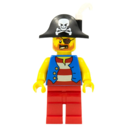 LEGO Piraten Minifigur Pirat Kapitän - pi180 Spiele Pirat