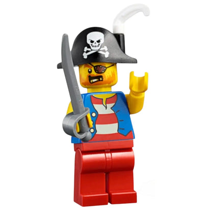 LEGO Piraten Minifigur Pirat Kapitän - pi180 Spiele Pirat