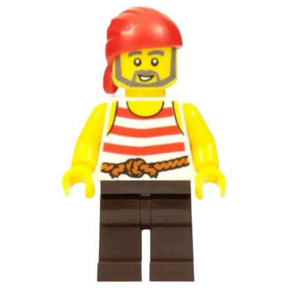 LEGO Piraten Minifigur Pirat - pi179 mit Zubehör Spiele Pirat