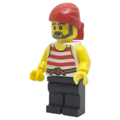 LEGO Piraten Minifigur Pirat - pi179 mit Zubehör Spiele Pirat