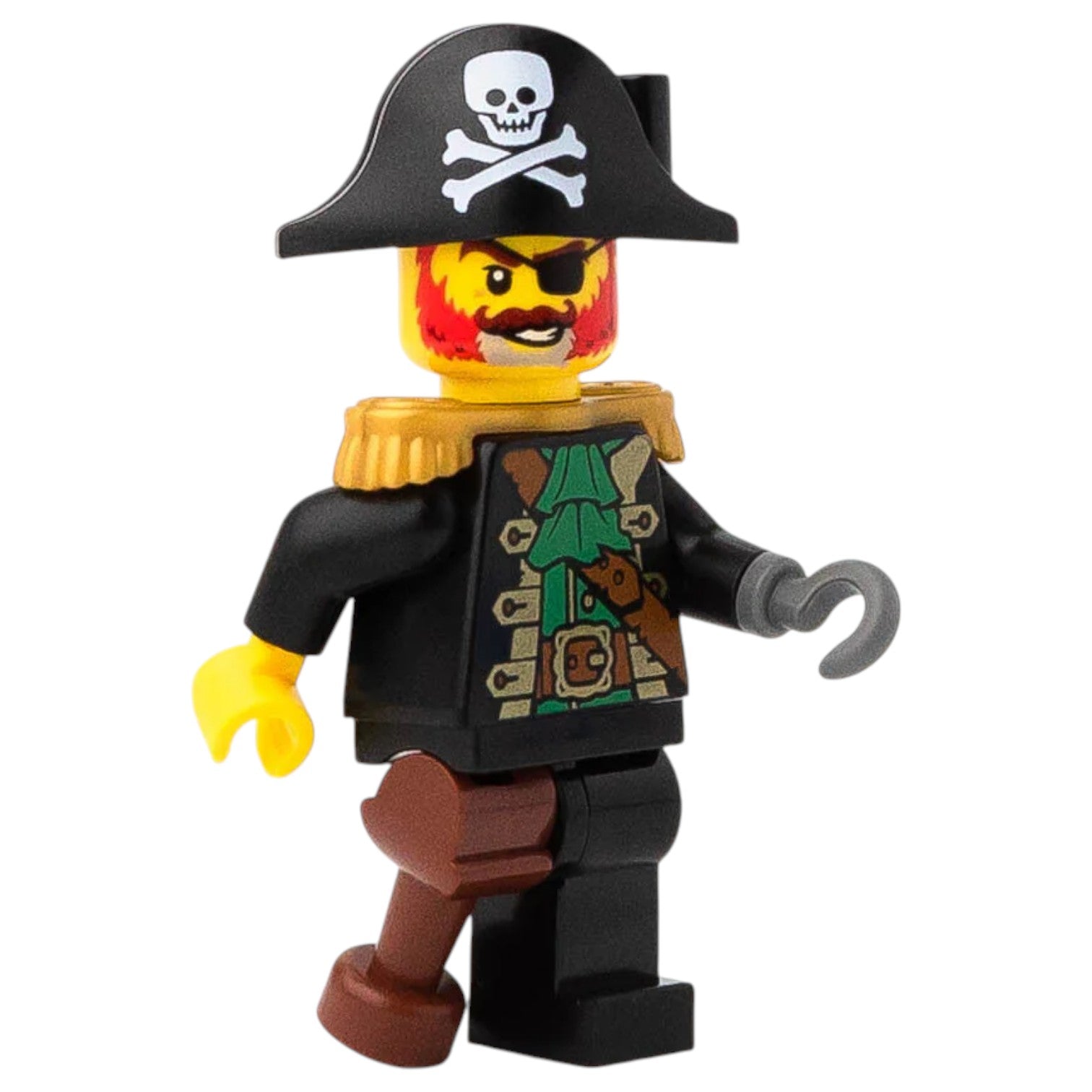 LEGO Piraten Minifigur Piraten Captain Redbeard - idea065