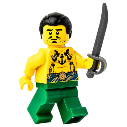 LEGO Piraten Minifigur Piraten Tattooga - idea072