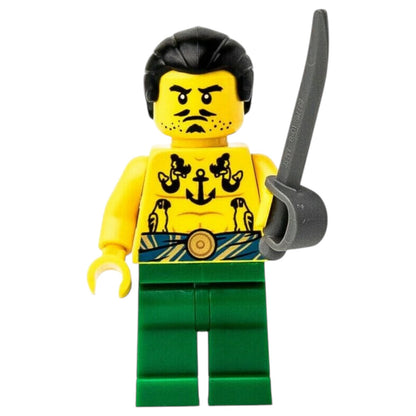 LEGO Piraten Minifigur Piraten Tattooga - idea072