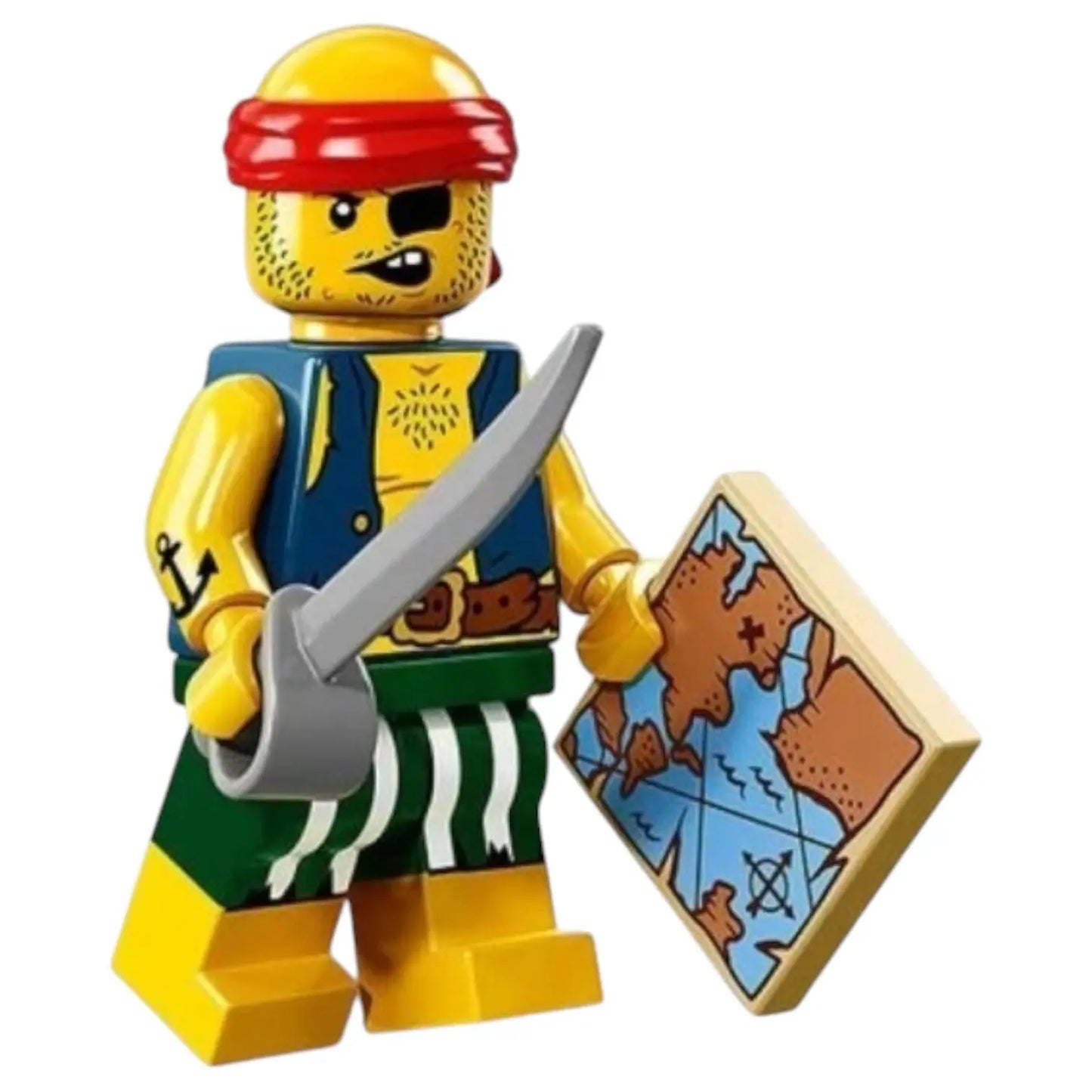 LEGO Piraten Minifigur Serie 16 Scallywag Pirate - col252 Spiele Pirat