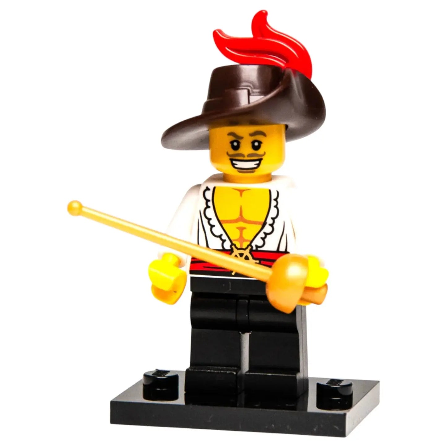 LEGO Piraten Minifigur Serie 16 Swashbuckler - col191 Spiele Pirat