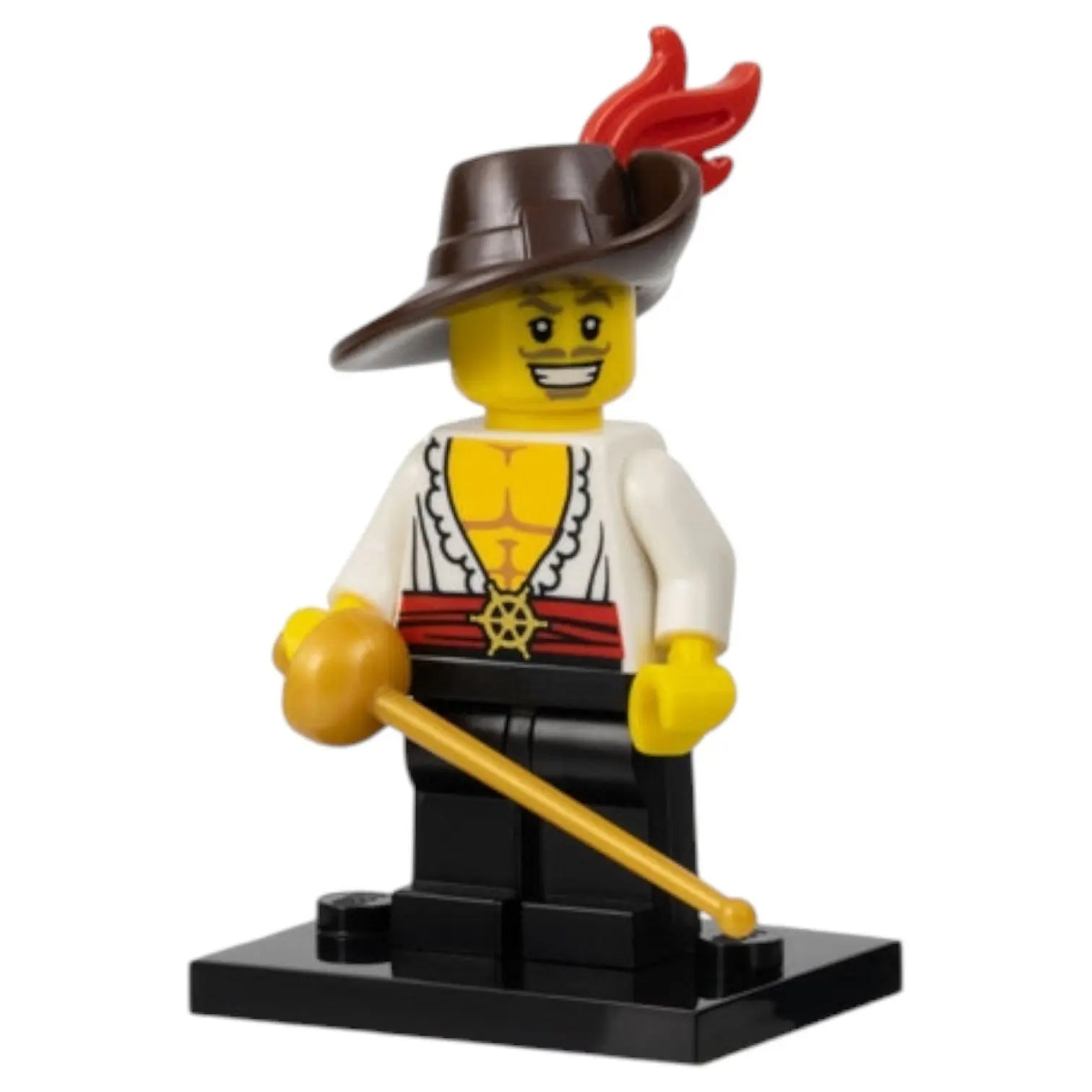 LEGO Piraten Minifigur Serie 16 Swashbuckler - col191 Spiele Pirat
