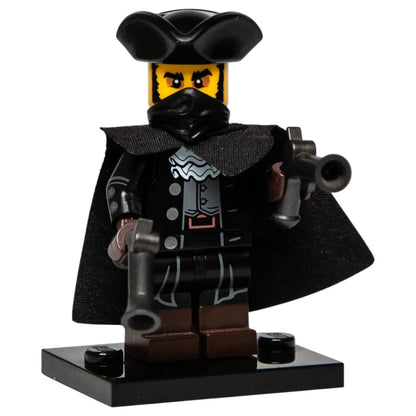 LEGO Piraten Minifigur The Mystery Man - col17-16