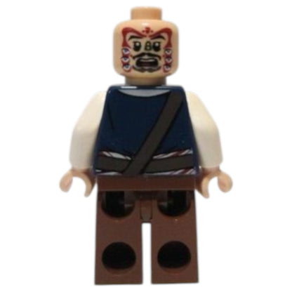 LEGO Pirates of the Caribbean Minifigur Captain Jack Sparrow Cannibal - poc010 - Gebraucht