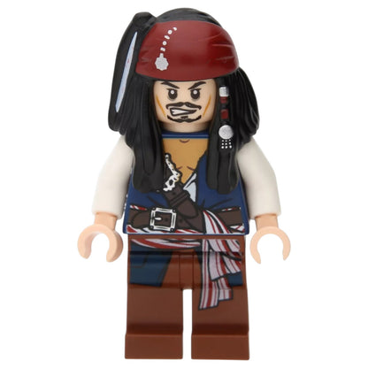 LEGO Pirates of the Caribbean Minifigur Captain Jack Sparrow Skeleton - poc012 - Gebraucht