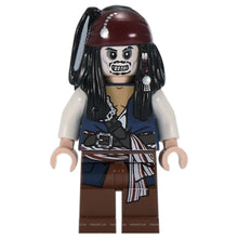 LEGO Pirates of the Caribbean Minifigur Captain Jack Sparrow Skeleton - poc012 - Gebraucht