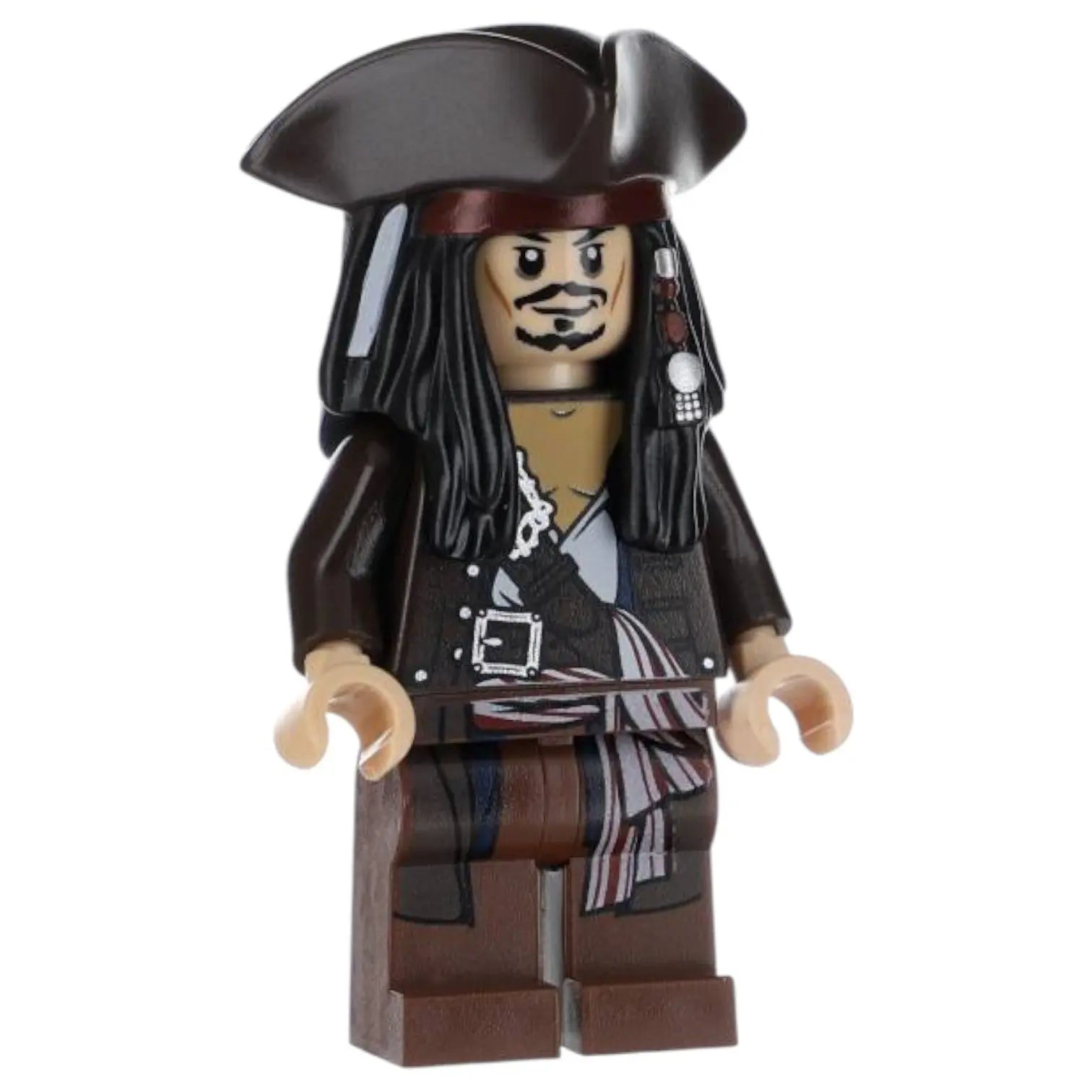 LEGO Pirates of the Caribbean Minifigur Captain Jack Sparrow - poc011