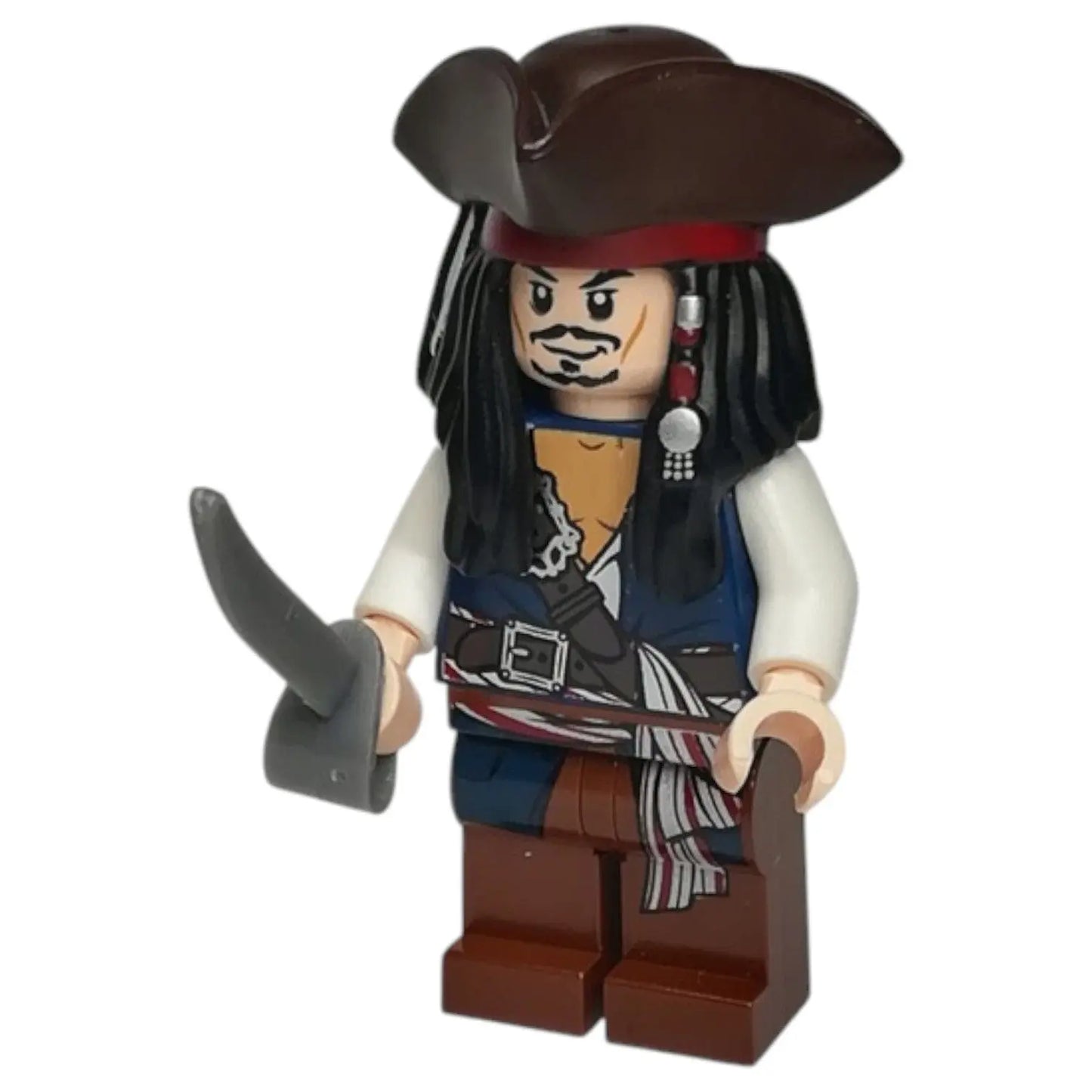 LEGO Pirates of the Caribbean Minifigur Captain Jack Sparrow - poc024
