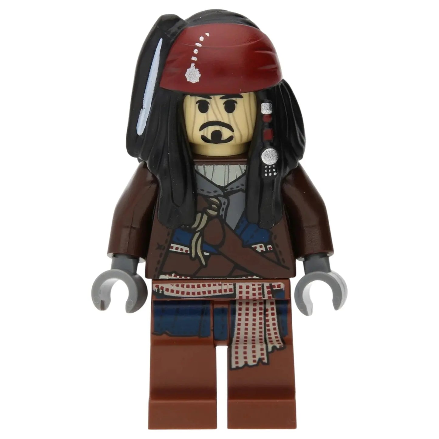 LEGO Pirates of the Caribbean Minifigur Captain Jack Sparrow - poc029