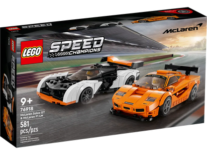 LEGO Speed Champions McLaren Solus GT & Mc Laren F1 LM - 76918