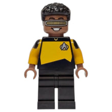 LEGO Star Trek Minifigur Lieutenant Commander Geordi La Forge - trek004 Spiele Pirat