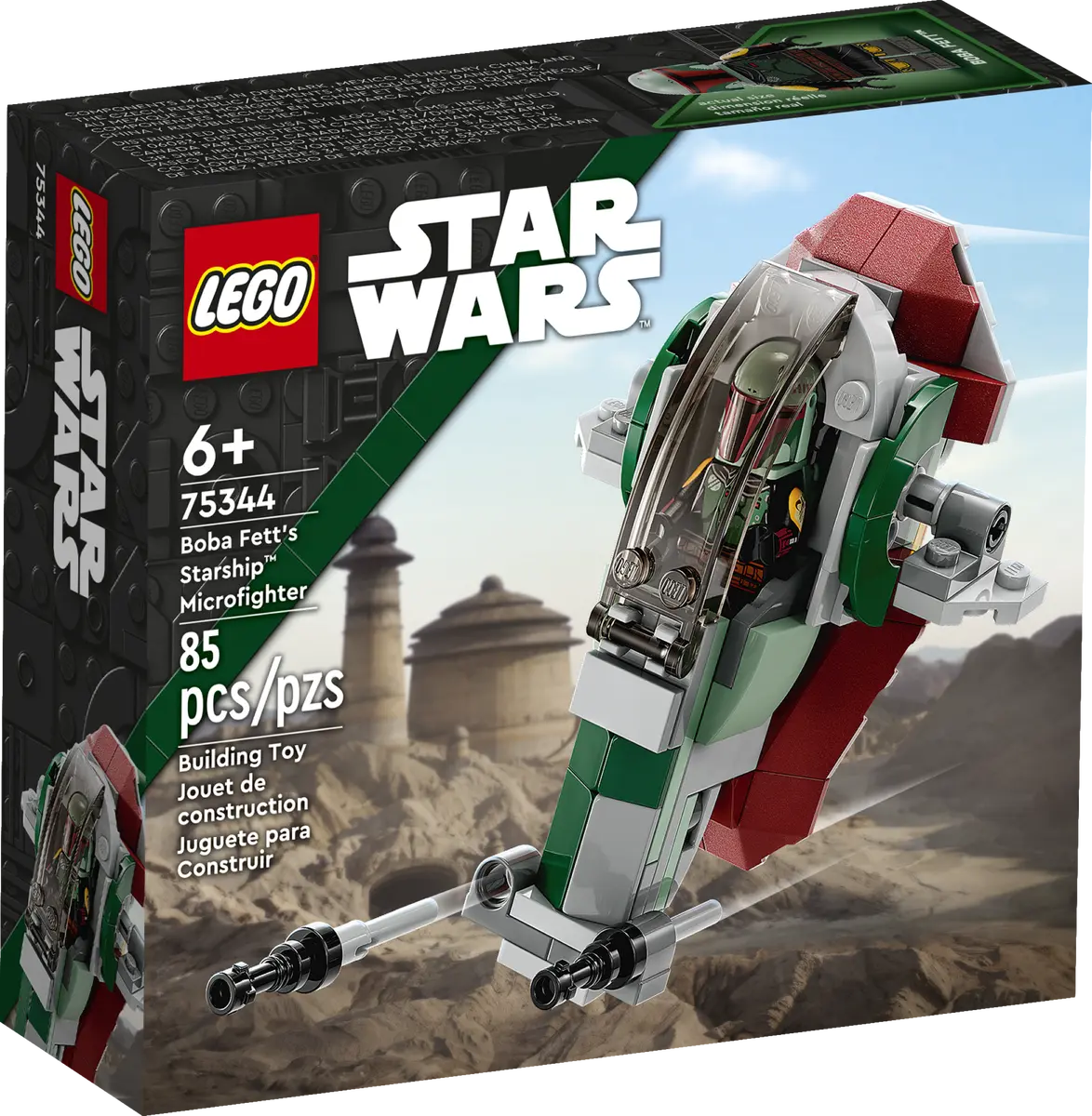 LEGO Star Wars Boba Fett's Starship Microfighter - 75344