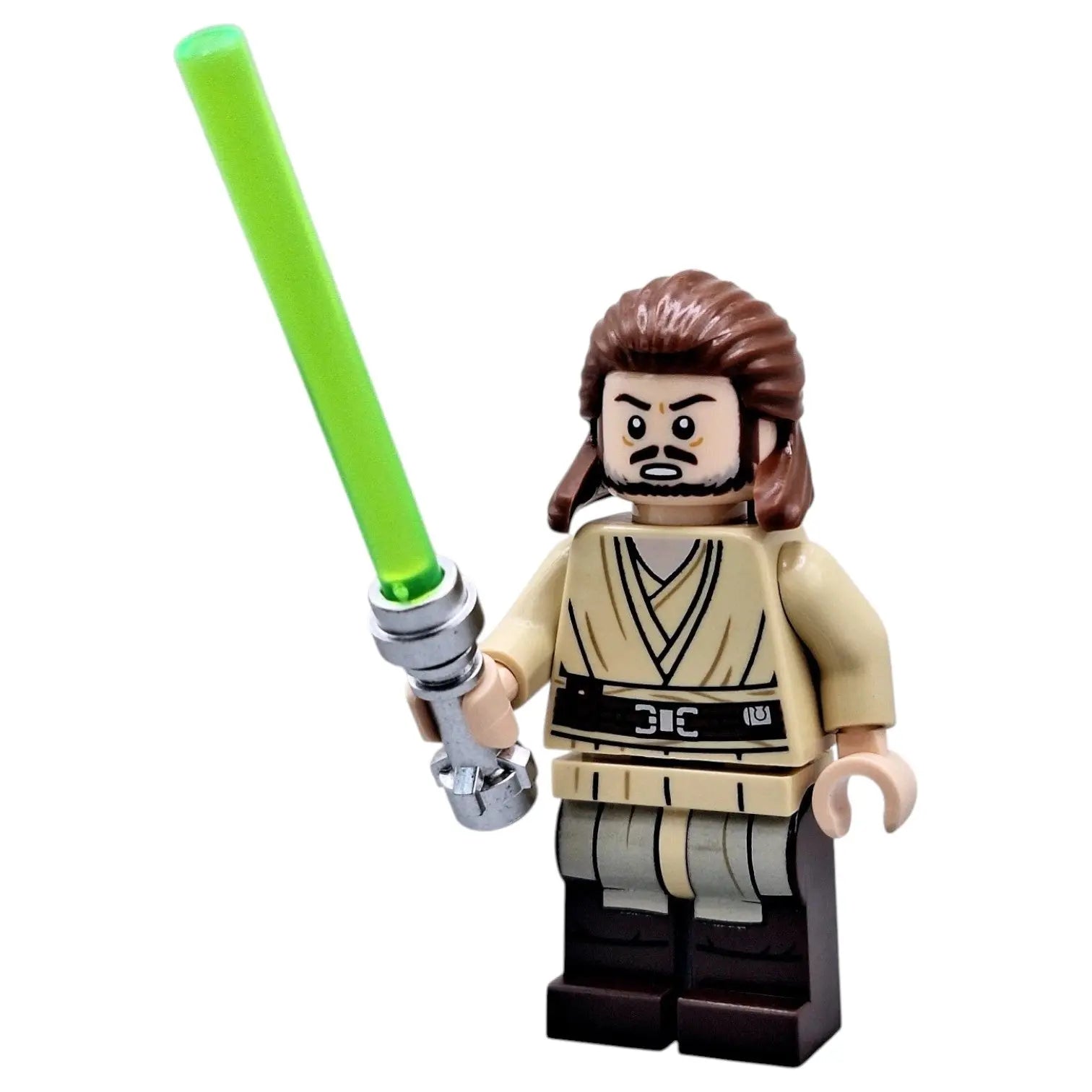 LEGO Star Wars Minifigur Qui-Gon Jinn mit Waffe - sw1404 Spiele Pirat