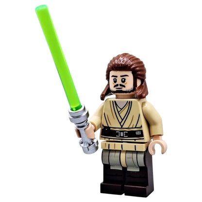LEGO Star Wars Minifigur Qui-Gon Jinn mit Waffe - sw1404 Spiele Pirat