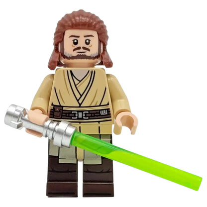 LEGO Star Wars Minifigur Qui-Gon Jinn mit Waffe - sw1404 Spiele Pirat