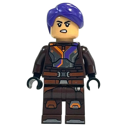 LEGO Star Wars Minifigur Sabine Wren Mandalorien mit Waffe - sw1395