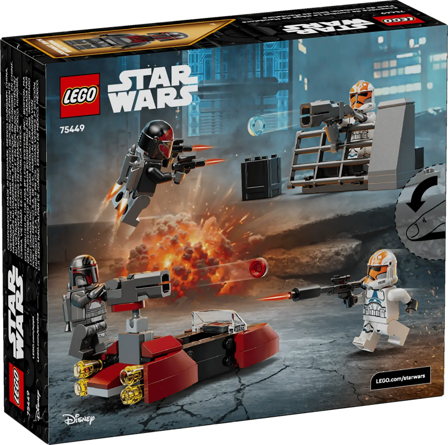 LEGO Star Wars Set Belagerung von Mandalore Battle Pack - 75449 Spiele Pirat