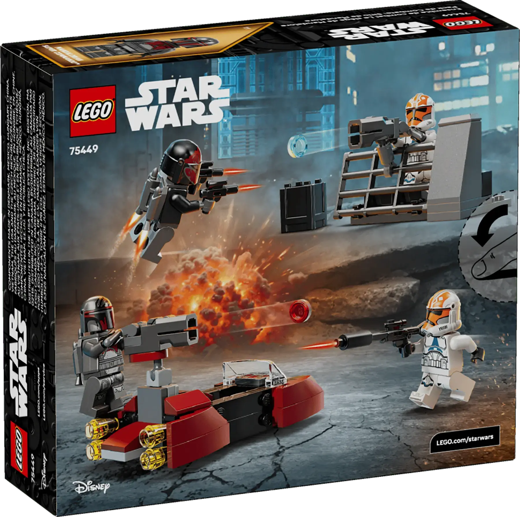 LEGO Star Wars Set Belagerung von Mandalore Battle Pack - 75449 Spiele Pirat