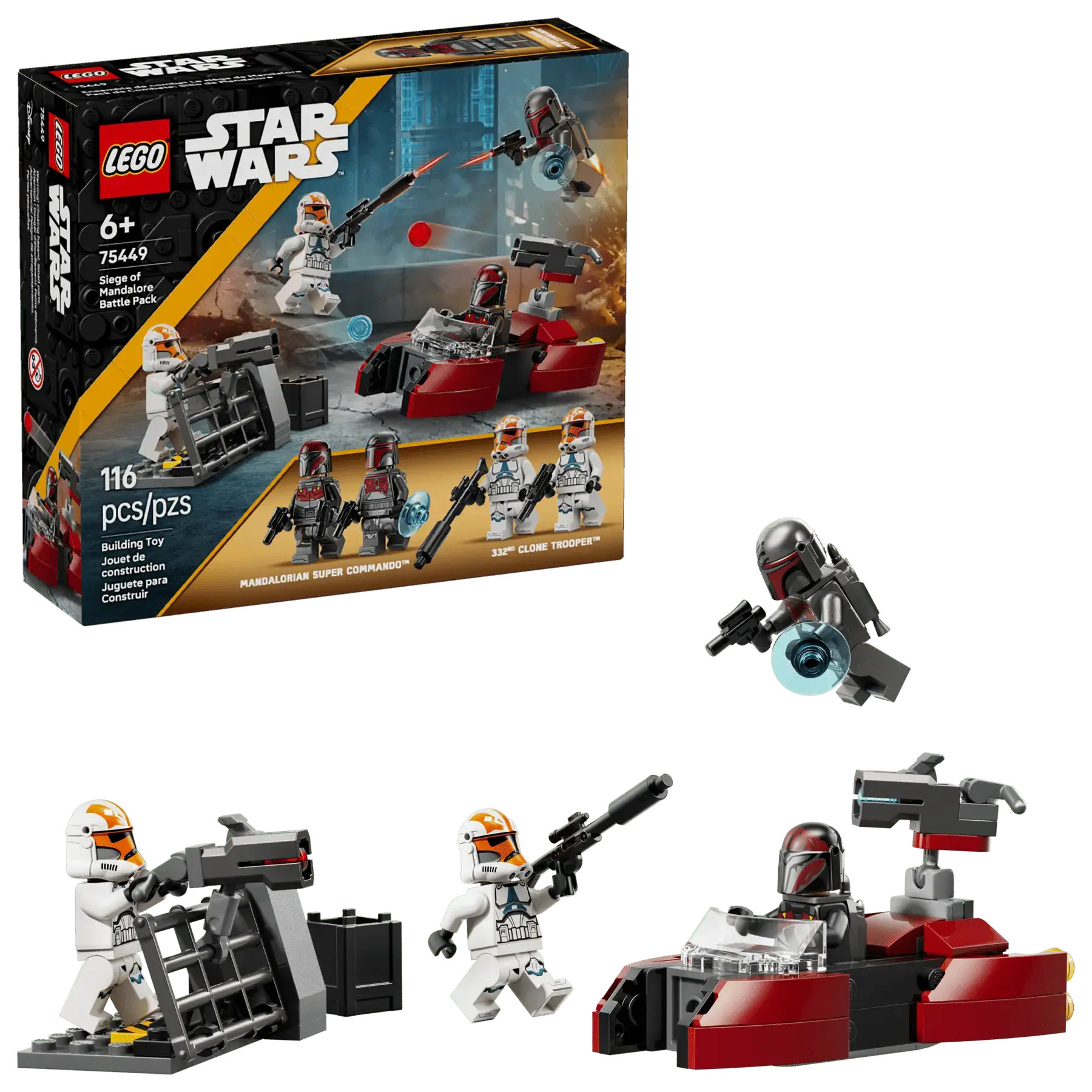 LEGO Star Wars Set Belagerung von Mandalore Battle Pack - 75449 Spiele Pirat