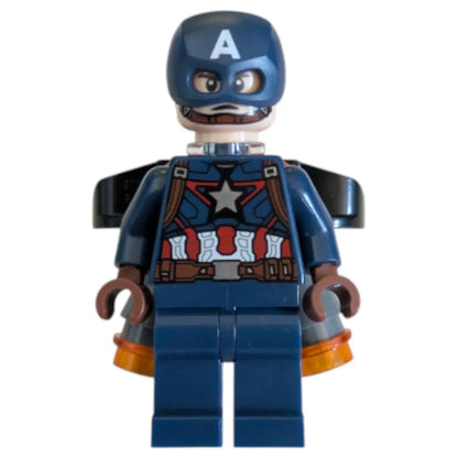 LEGO Super Heroes Minifigur Captain America mit Schild und JetPack - sh1056 Spiele Pirat